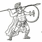 drawing-signifying-a-spartan-formation