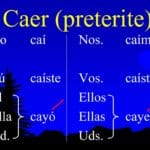 caer_preterite_conjugation