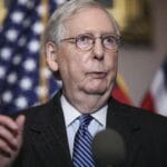 Washington, United States. 15th Dec, 2020. U.S. Senate Majority Leader Mitch McConnell (R-KY) speaks during a news conference with other Senate Republicans at the U.S. Capitol in Washington, DC, USA, December 15, 2020. Earlier McConnell for the first