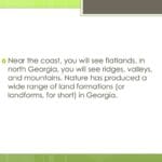 why_does_georgia_have_such_a_wide_variety_of_landforms