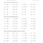 adding_and_subtracting_integers_worksheet