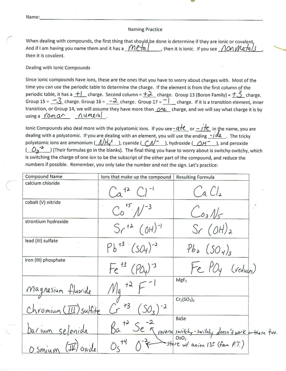 Ionic Bonding Worksheets: Free Printables with Answer Keys (GCSE & Beyond)