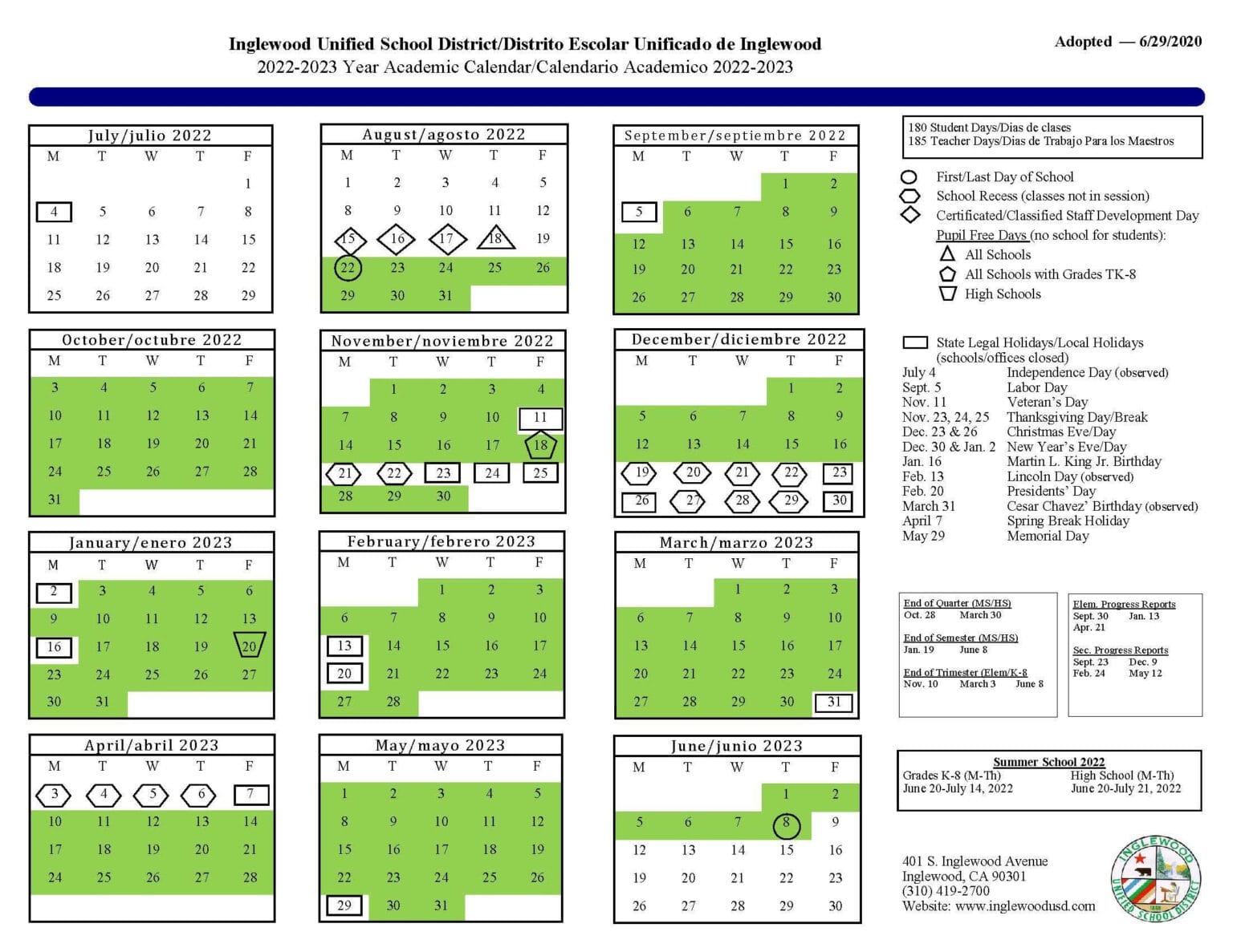 OUSD Oakland School Calendar 2024 25: Key Dates Resources