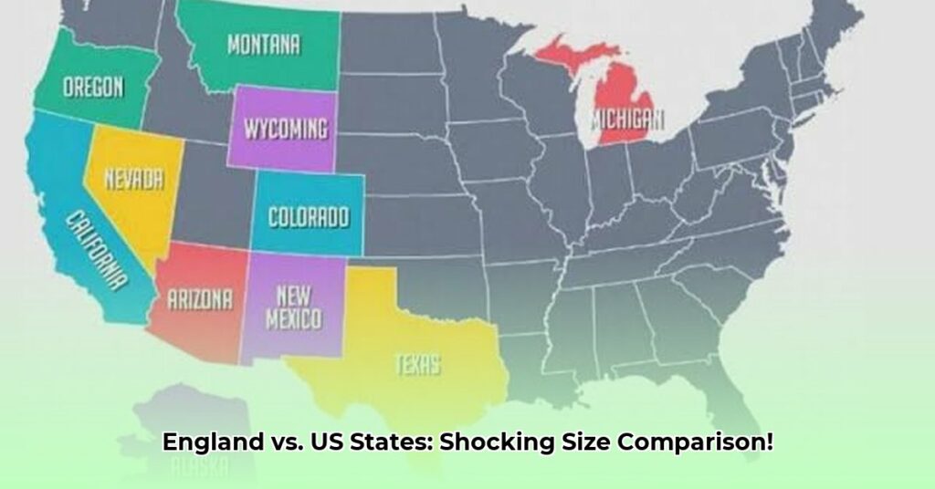 Uncovering Surprising Parallels: England Size Compared to US States
