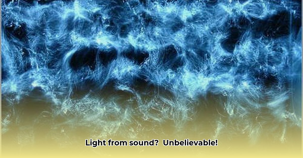 Sonoluminescence Creating Light from Sound Waves in Water edited