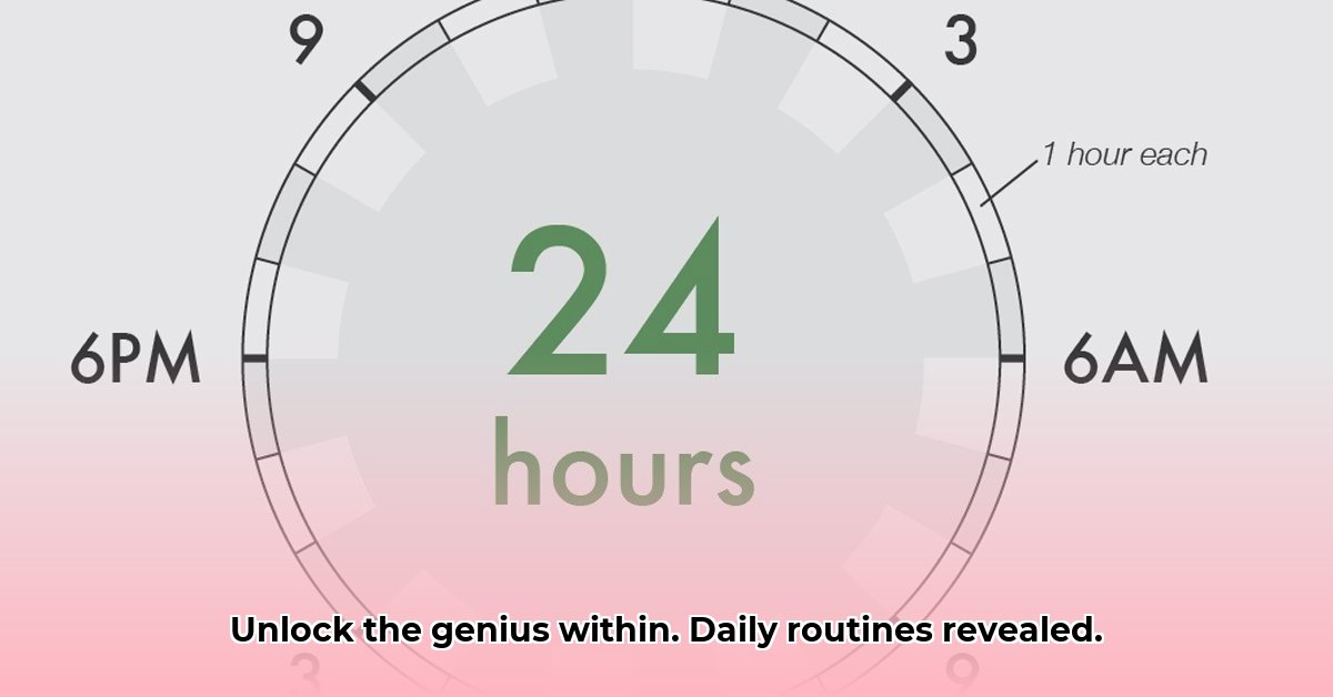 The Daily Routines of Geniuses Throughout History edited
