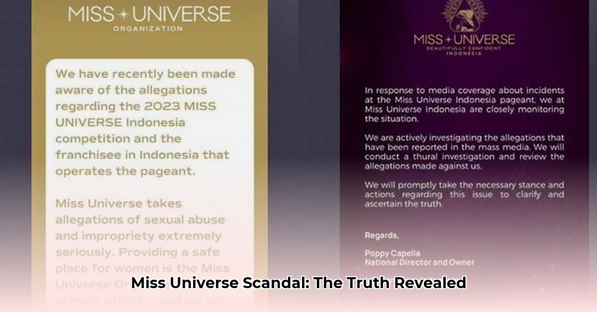 miss universe organization response to allegations edited