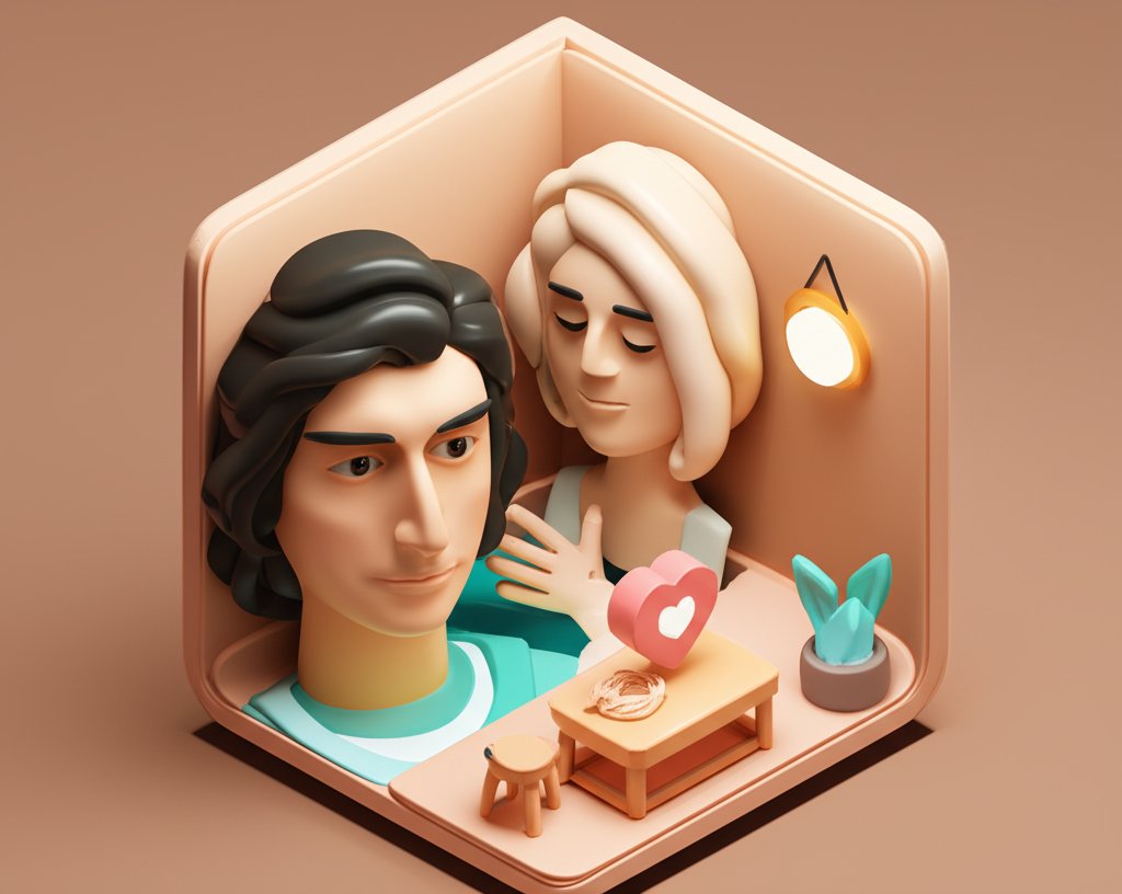 Adam Driver embraces his mother, radiating warmth and affection in a candid moment.