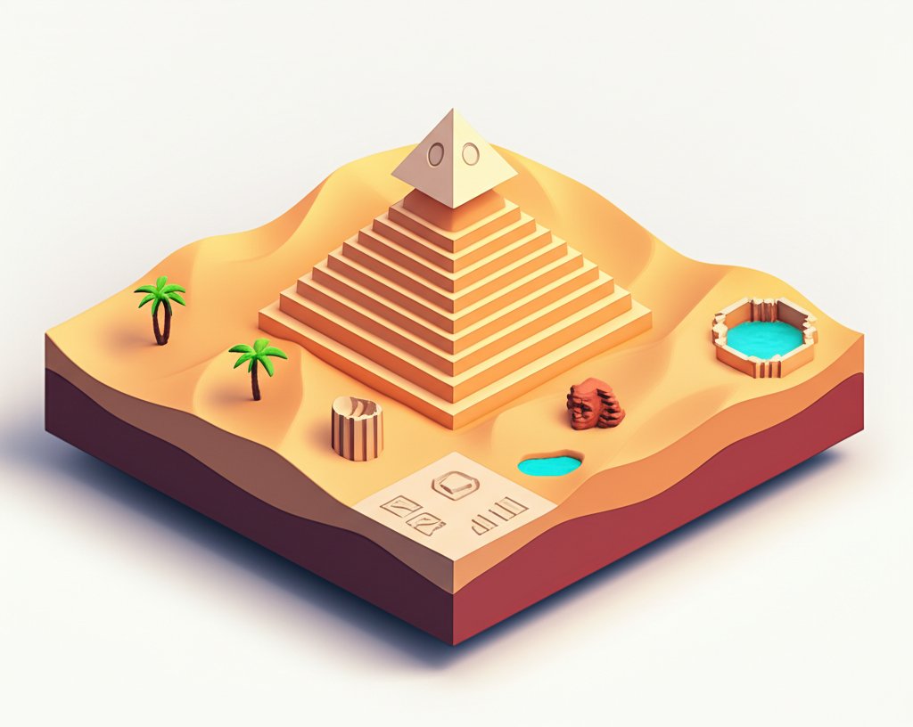 Ancient ruins with towering stone structures, hinting at a powerful, bygone civilization.