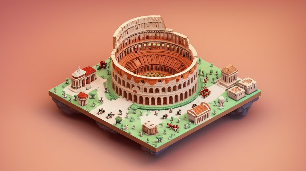 A traveler explores an ancient Roman marketplace brought to life with immersive technology.