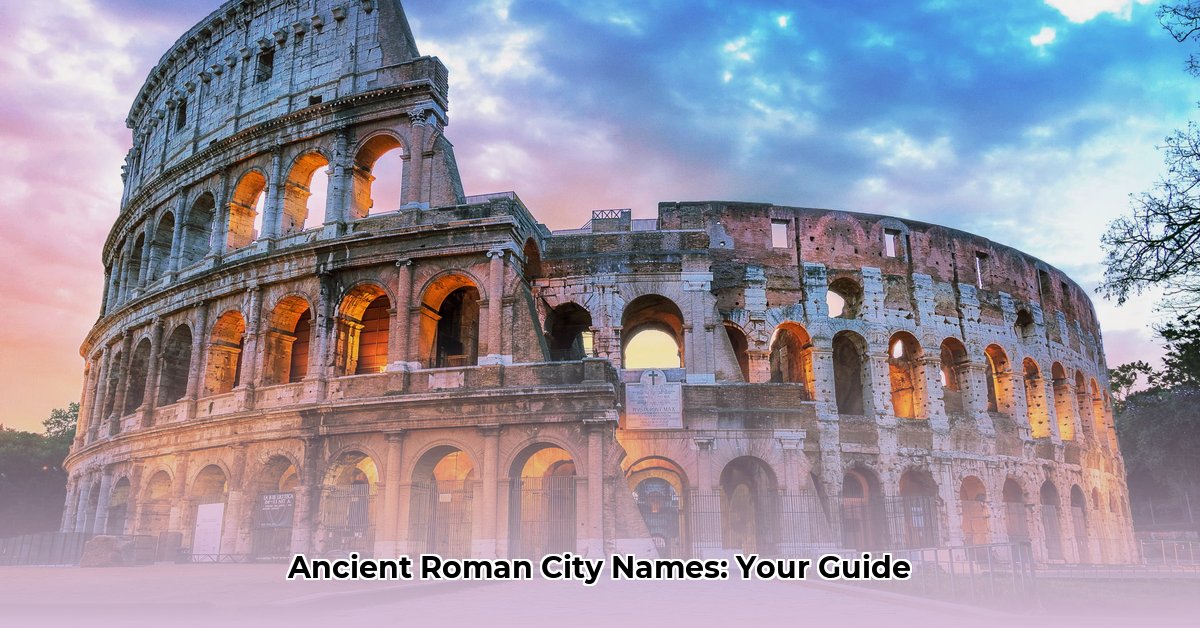 ancient roman city names edited