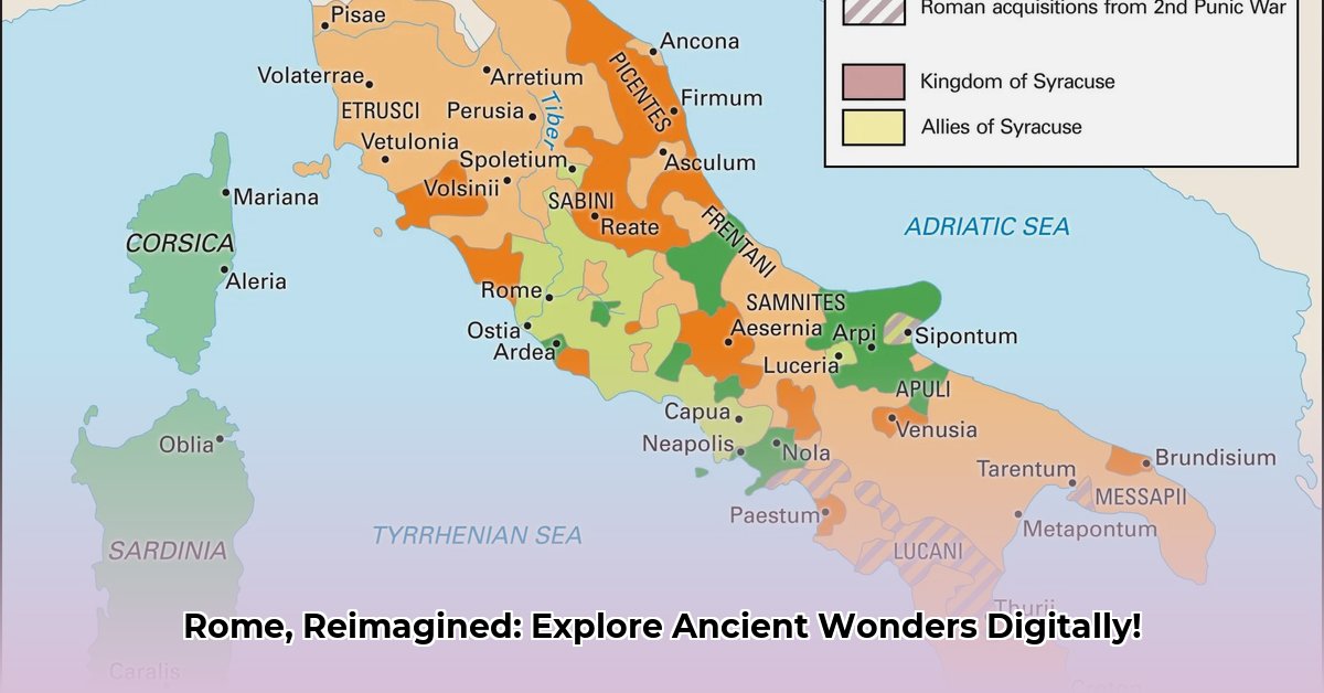 ancient rome on the map edited