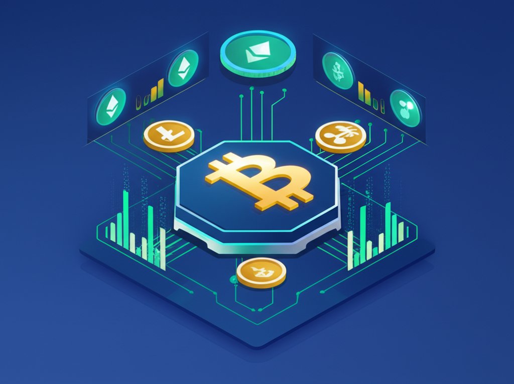 Comprehensive crypto price aggregator displaying real-time data from multiple exchanges.