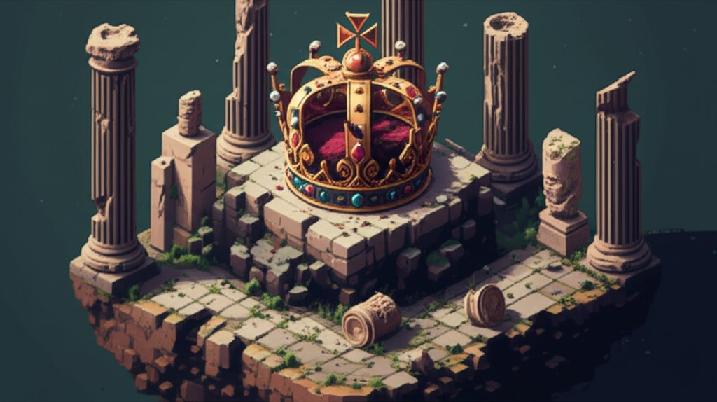 Ruins of an ancient city, a stark reminder of empires that once ruled.