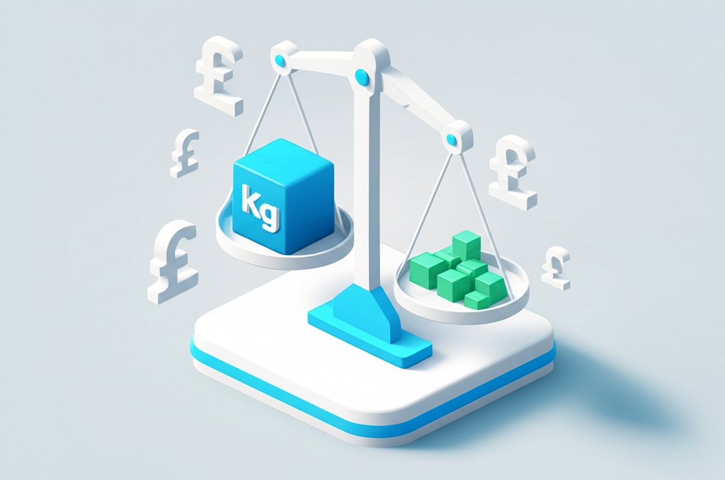 Conversion table showing kilograms (kg) to pounds (lbs) with example calculations.