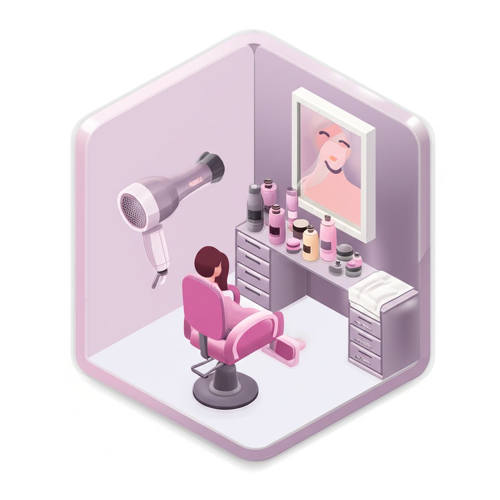 Woman receiving a facial treatment, highlighting skincare and cosmetology beauty services.