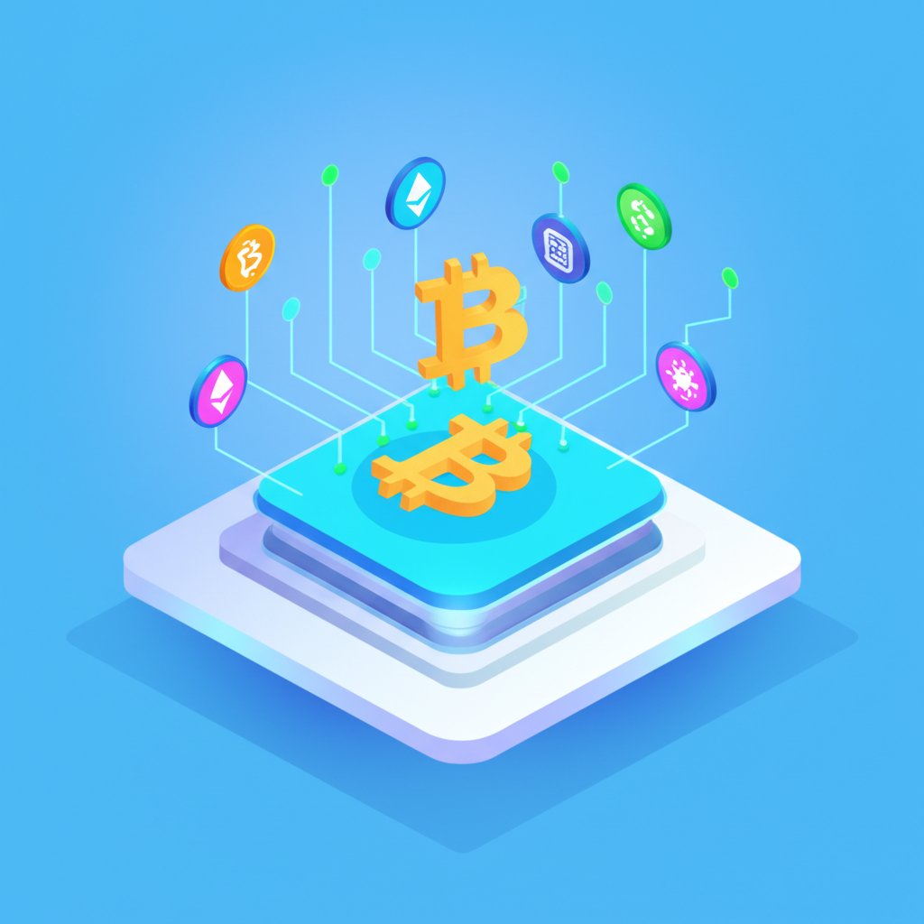 Cryptocurrency price aggregator showing real-time prices for various coins across multiple exchanges.