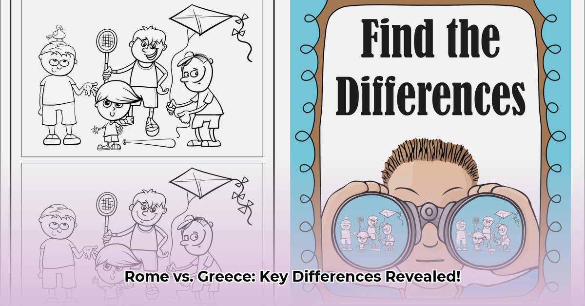 differences between ancient rome and greece edited
