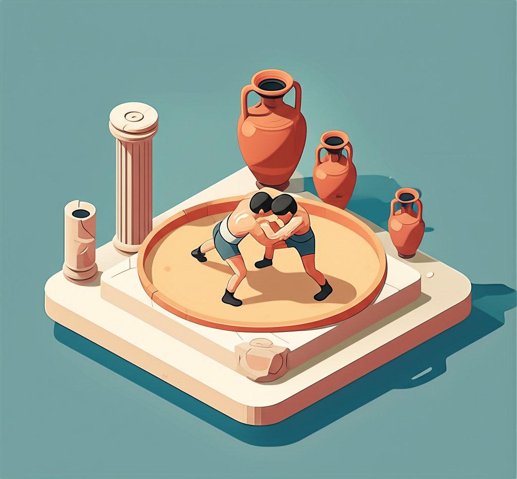 facts about wrestling in ancient greece 0 compressed