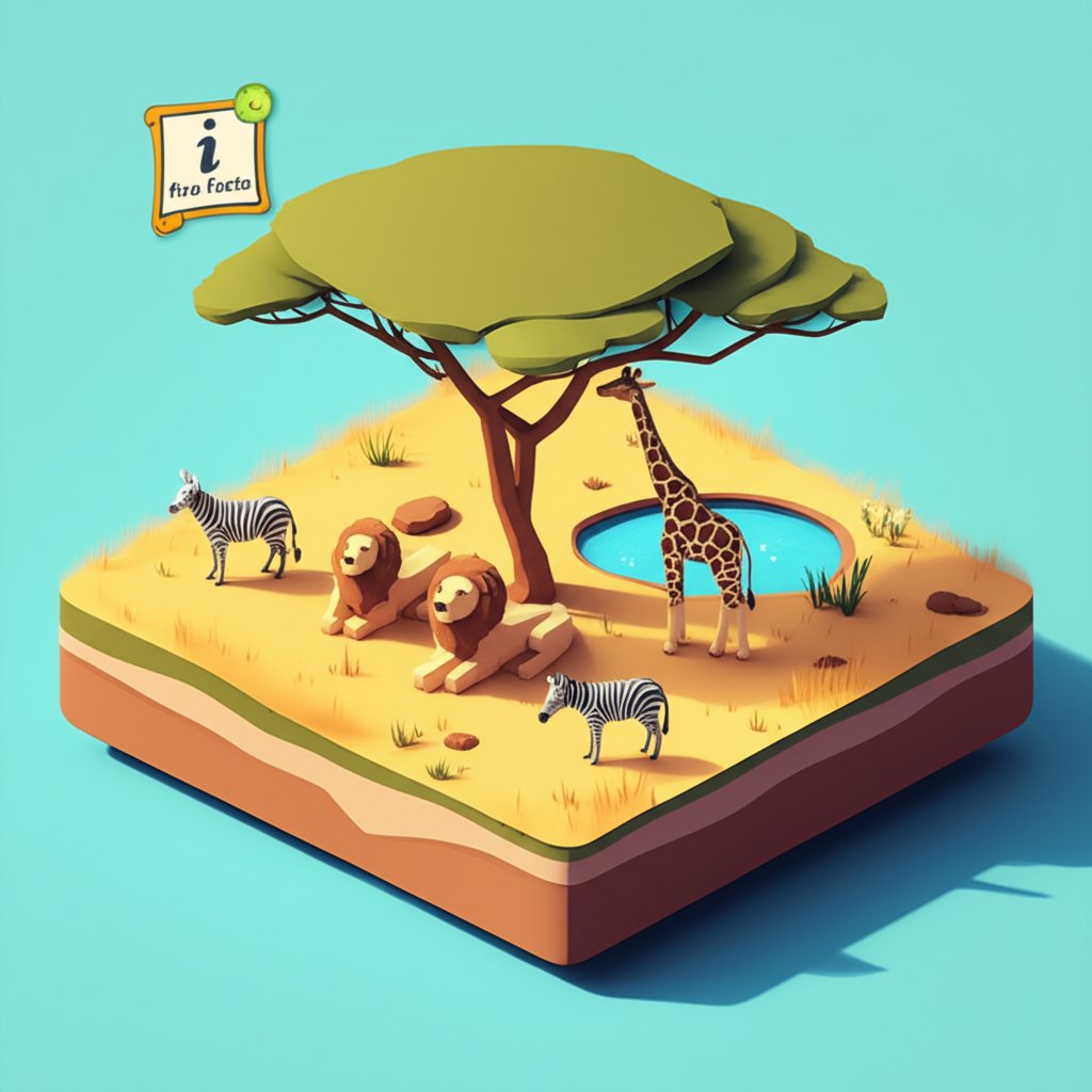 Savannas: grasslands with scattered trees, home to unique wildlife and vital for biodiversity.