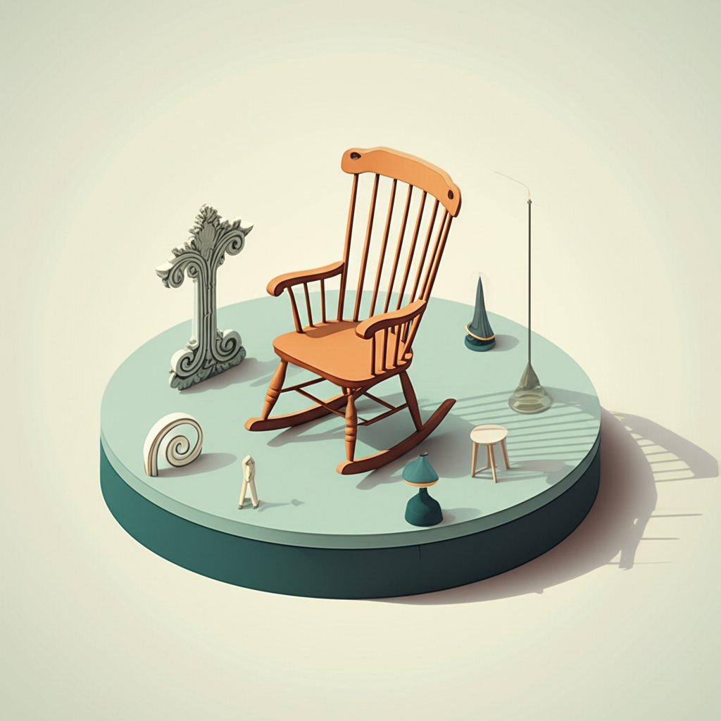 Antique furniture display showcasing diverse historical styles and craftsmanship.