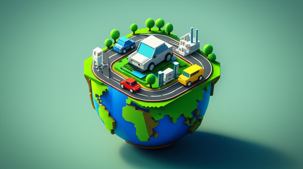 Global automotive market analysis with a world map highlighting sales and growth regions.