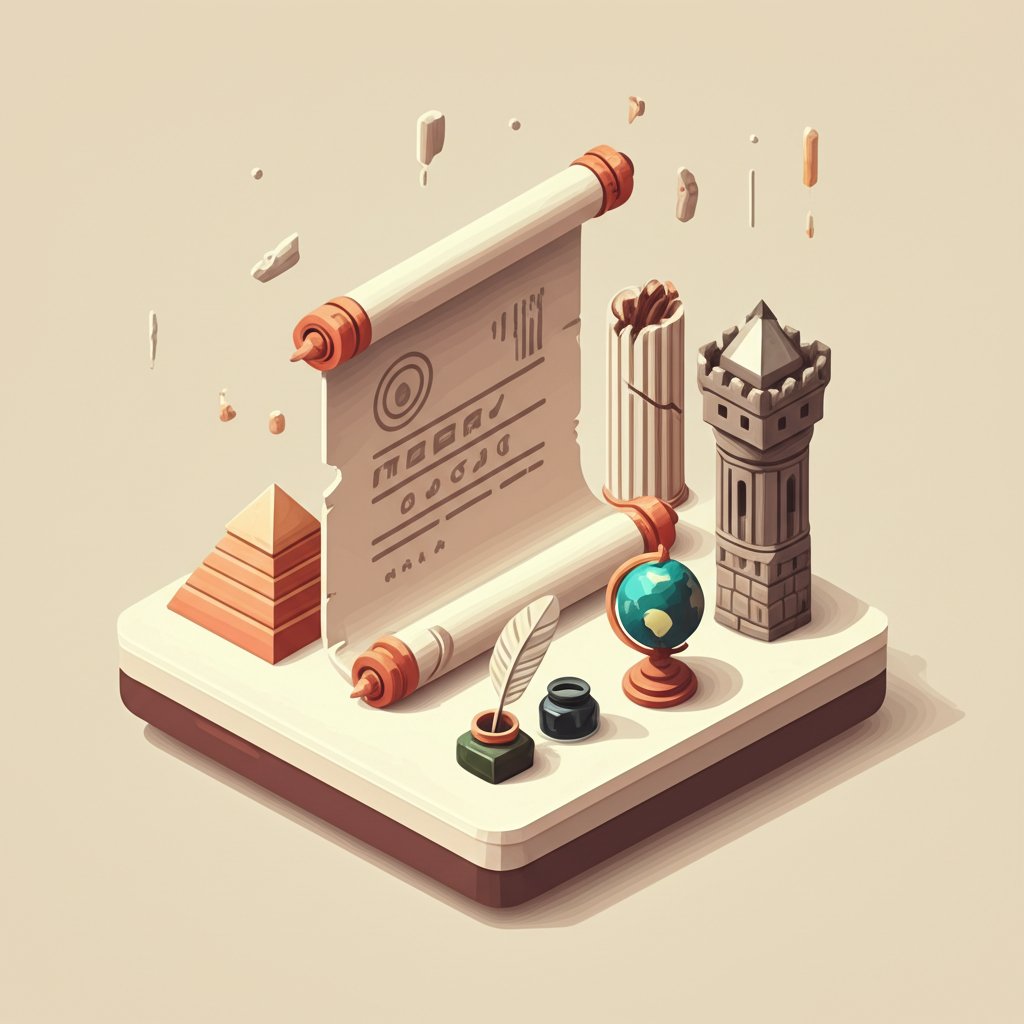 Ancient stone ruins stand proudly against a clear sky, showcasing historical significance.