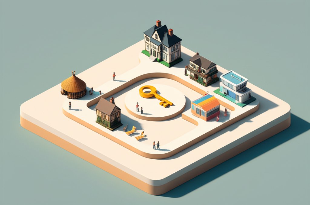 Infographic timeline showing the history of vacation rentals, from early inns to modern platforms.