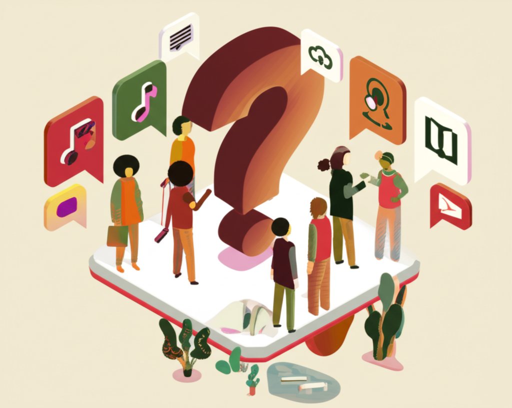 How Black Are You Quiz graphic; cartoon faces with varying skin tones and question marks.