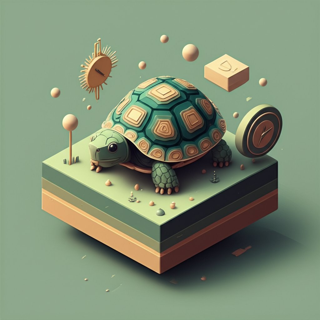 A tortoise stands on grass next to text showing its impressively long average lifespan.