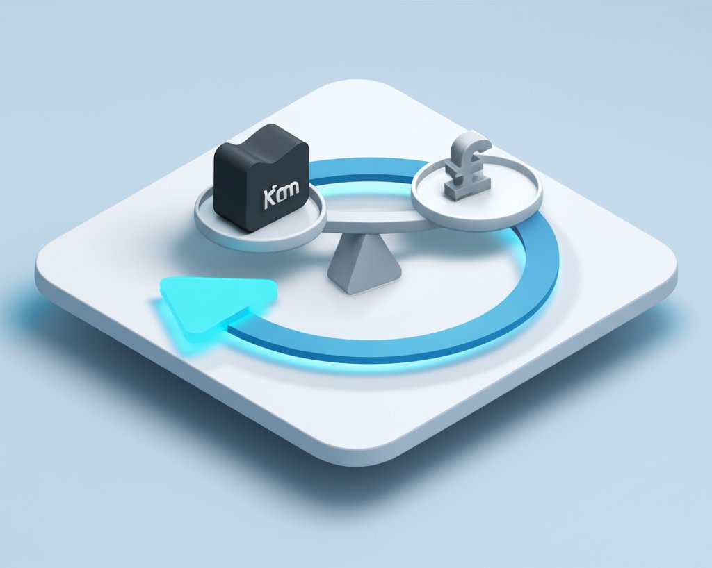 Digital scale displays a kilogram weight converting to its equivalent pound measurement.