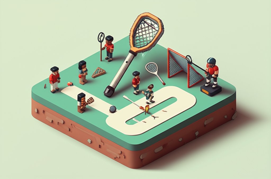 Lacrosse history timeline showing key milestones and developments in the sport.