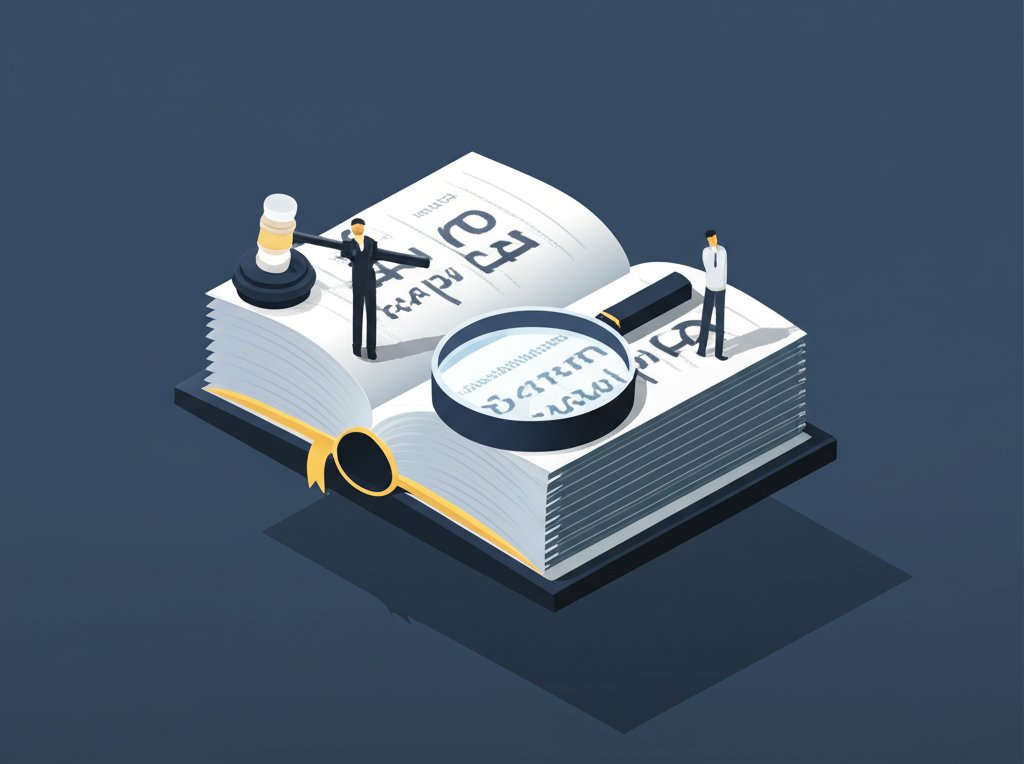 Legal abbreviations on a document, aiding quick reference to legal terms and citations.