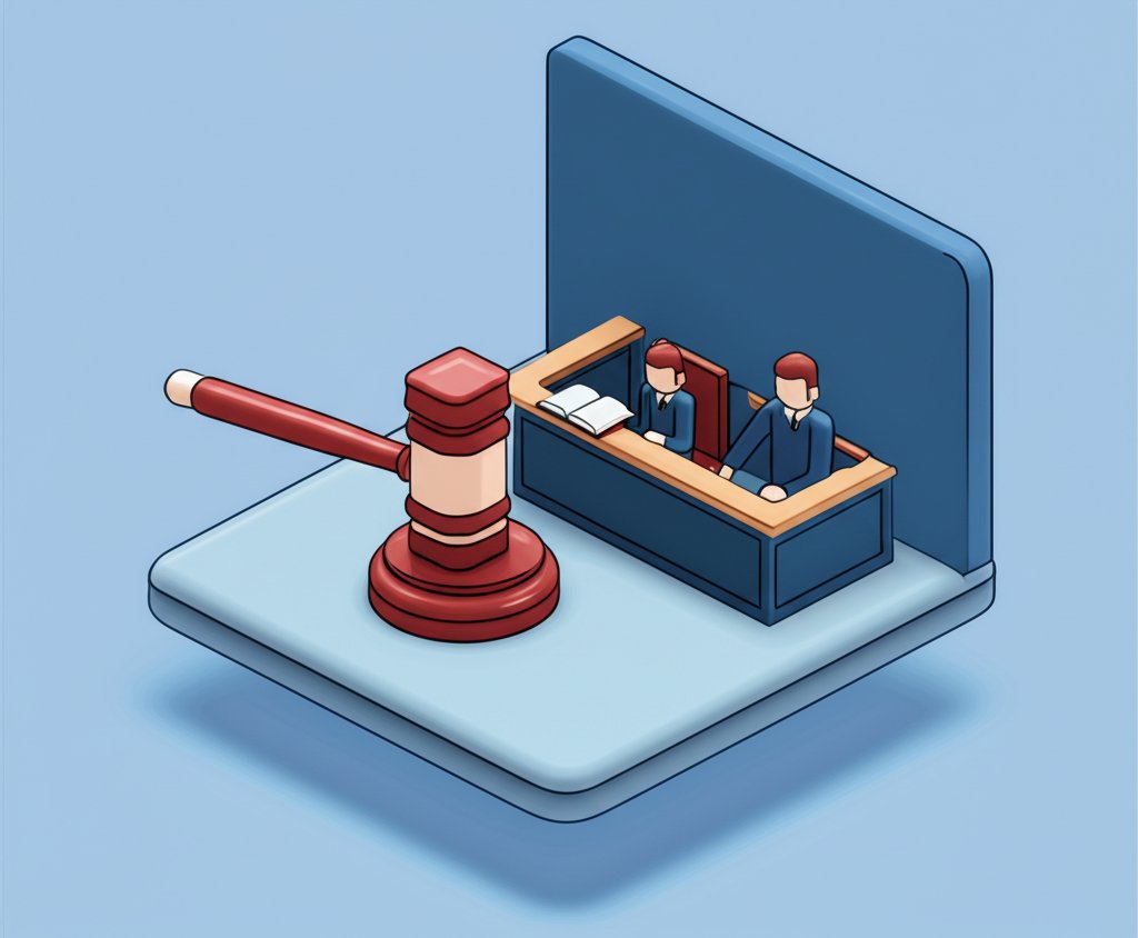 Image depicts people in a courtroom, likely representing a petit jury.