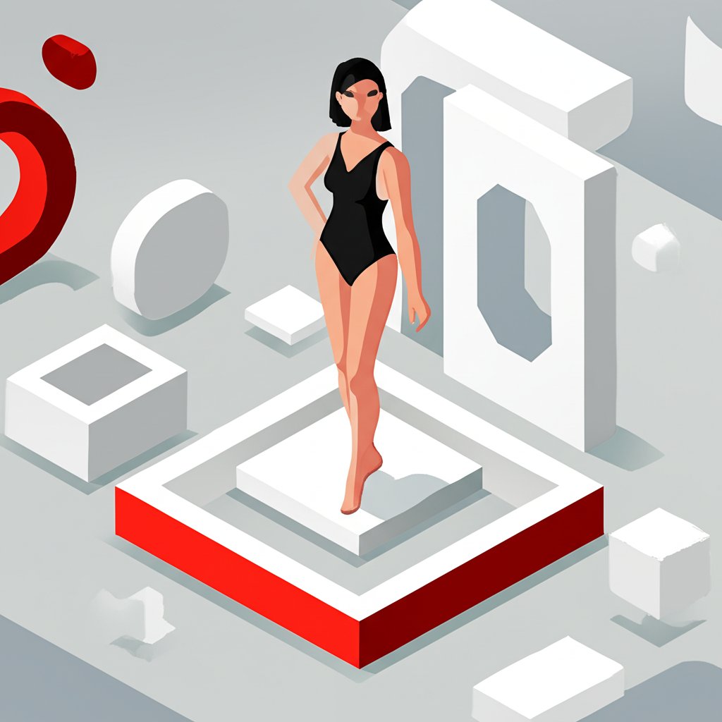 A revolutionary monokini swimsuit designed by Rudi Gernreich, showcasing a bold and minimalist style.