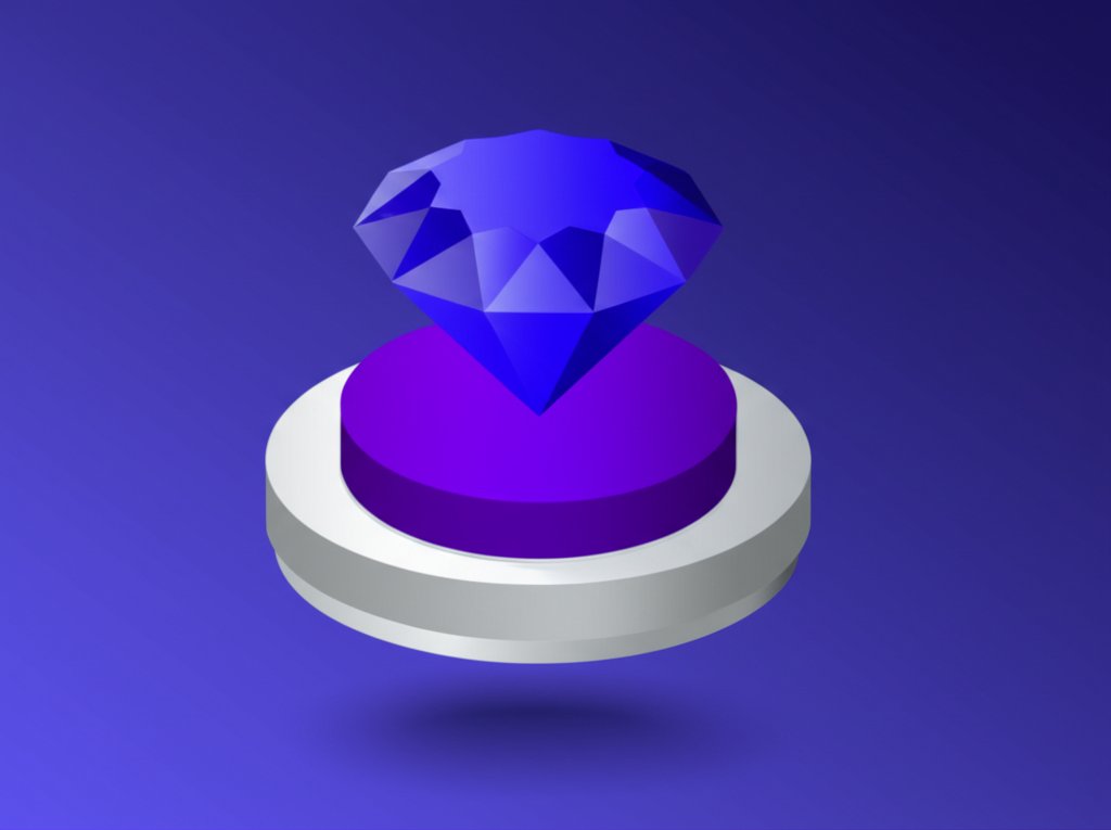 Close-up of a deep blue sapphire gemstone, sparkling and reflecting light.