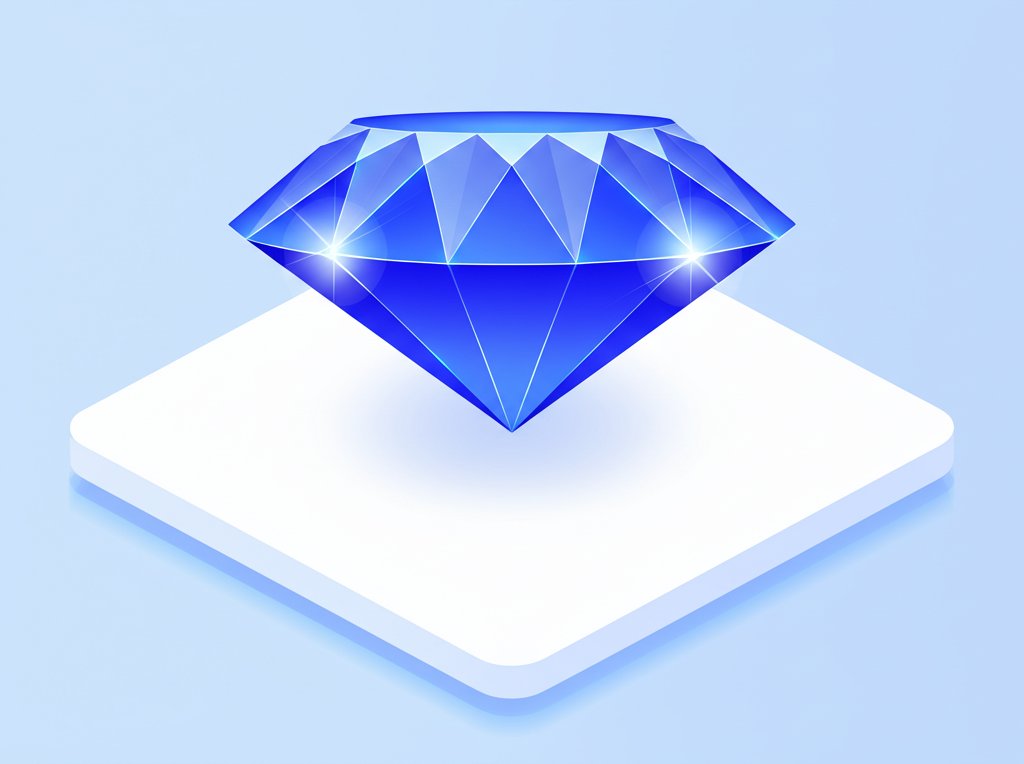 Vibrant blue sapphires sparkle, showcasing a range of brilliance and cut.