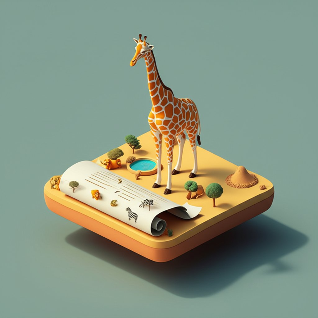 Savanna facts graphic with animal illustrations and information on climate and biodiversity.
