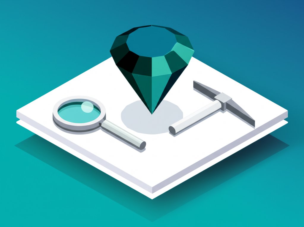 Rare, faceted serendibite gemstone exhibiting a deep blue-green hue with visible internal reflections.