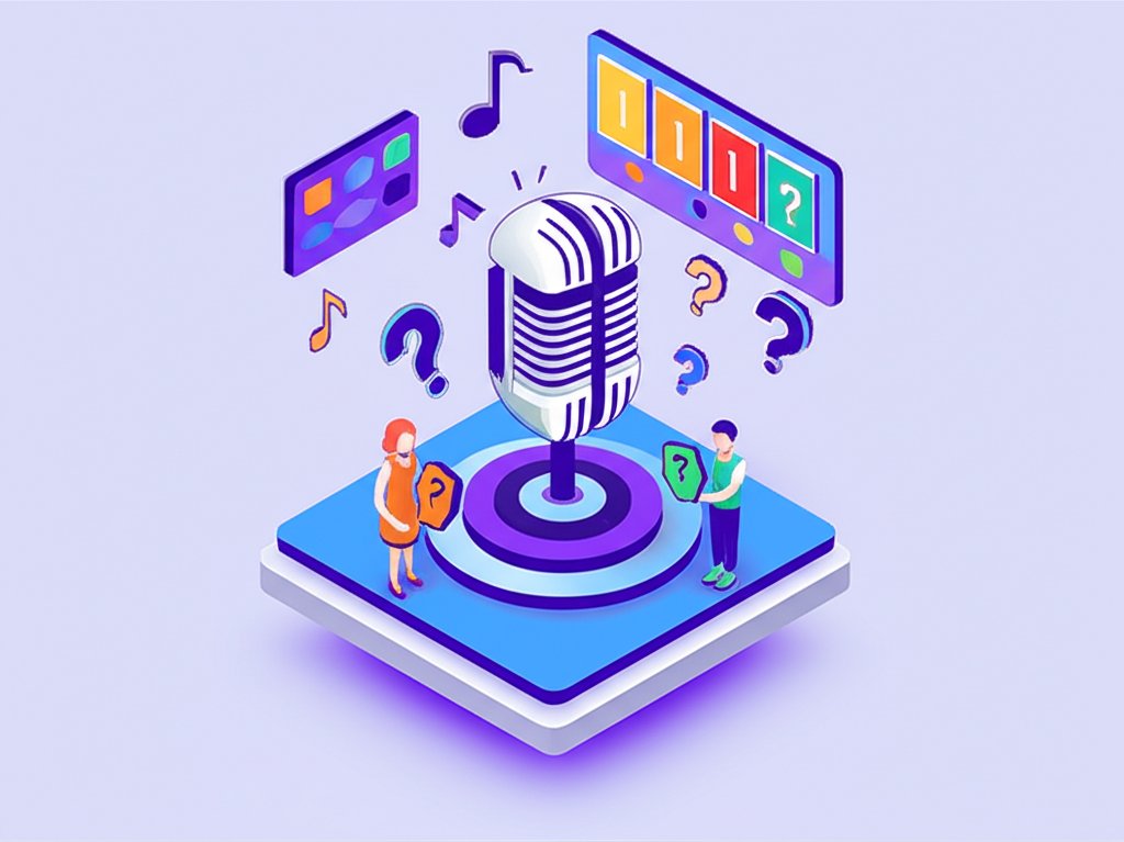 A fun singers trivia night with colorful graphics and engaging questions.