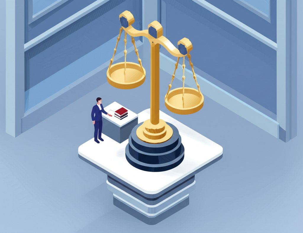The Terrence Reiber Law firm logo, featuring scales of justice and a professional font.