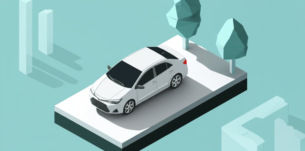 Silver Toyota Corolla parked on a city street, showcasing its sleek design.