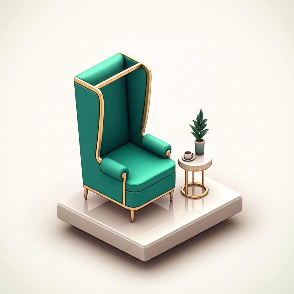 Elaborate voyeuse chair with turned legs and a diamond-shaped back panel.