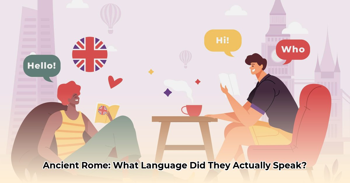 what language did the romans speak ancient rome edited