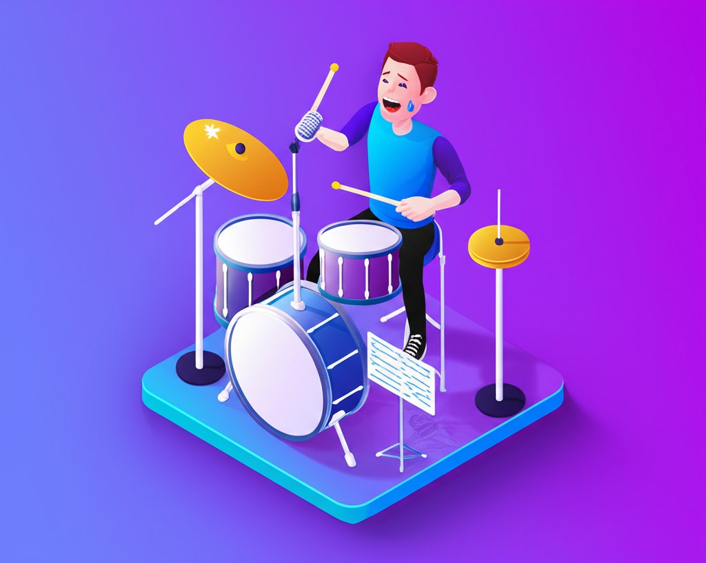 why do drummers rarely sing 0 compressed