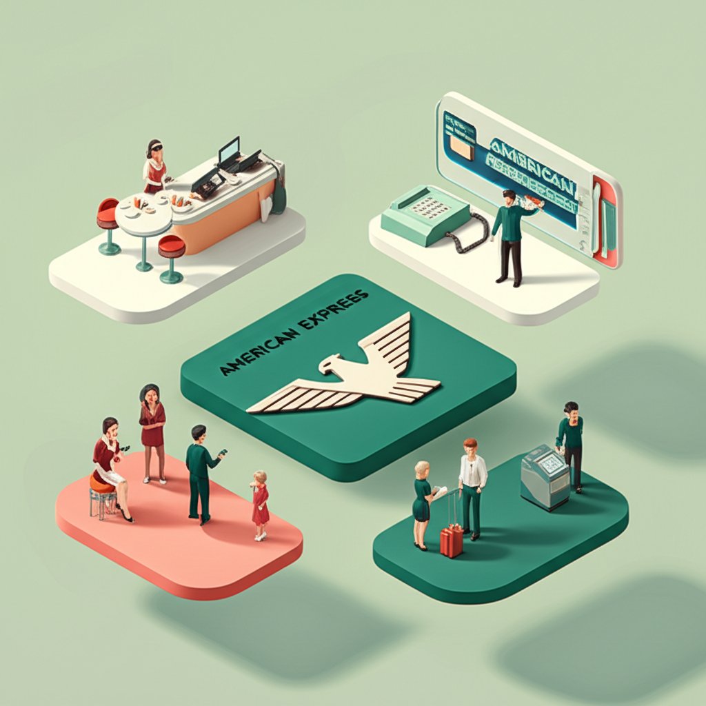 American Express card history timeline, showcasing iconic designs and key milestones.