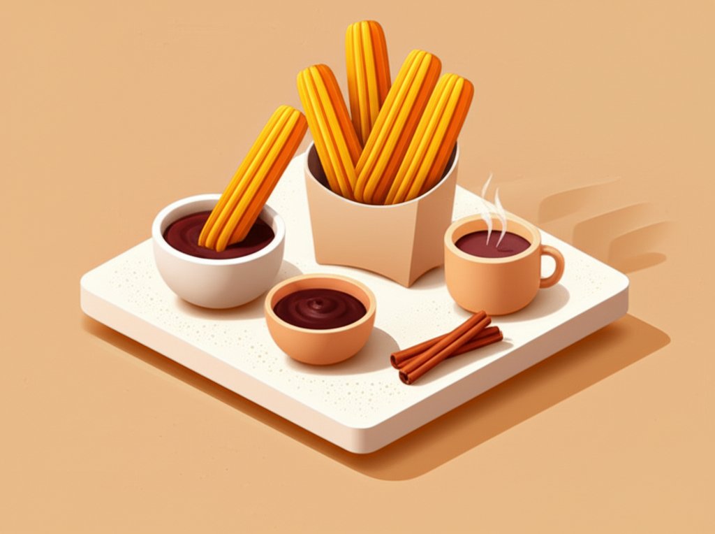 Crispy churros dusted with sugar and cinnamon, arranged on a white plate.