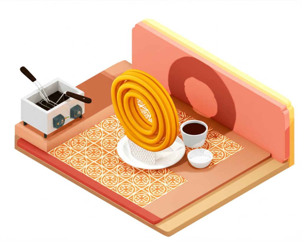 Crispy, fried Spanish churros sprinkled with sugar, presented on a white plate.