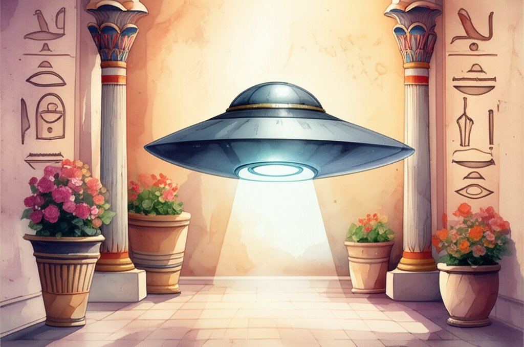 Hieroglyphics, UFOs, and Ancient Alien Theory: Decoding the Mystery.