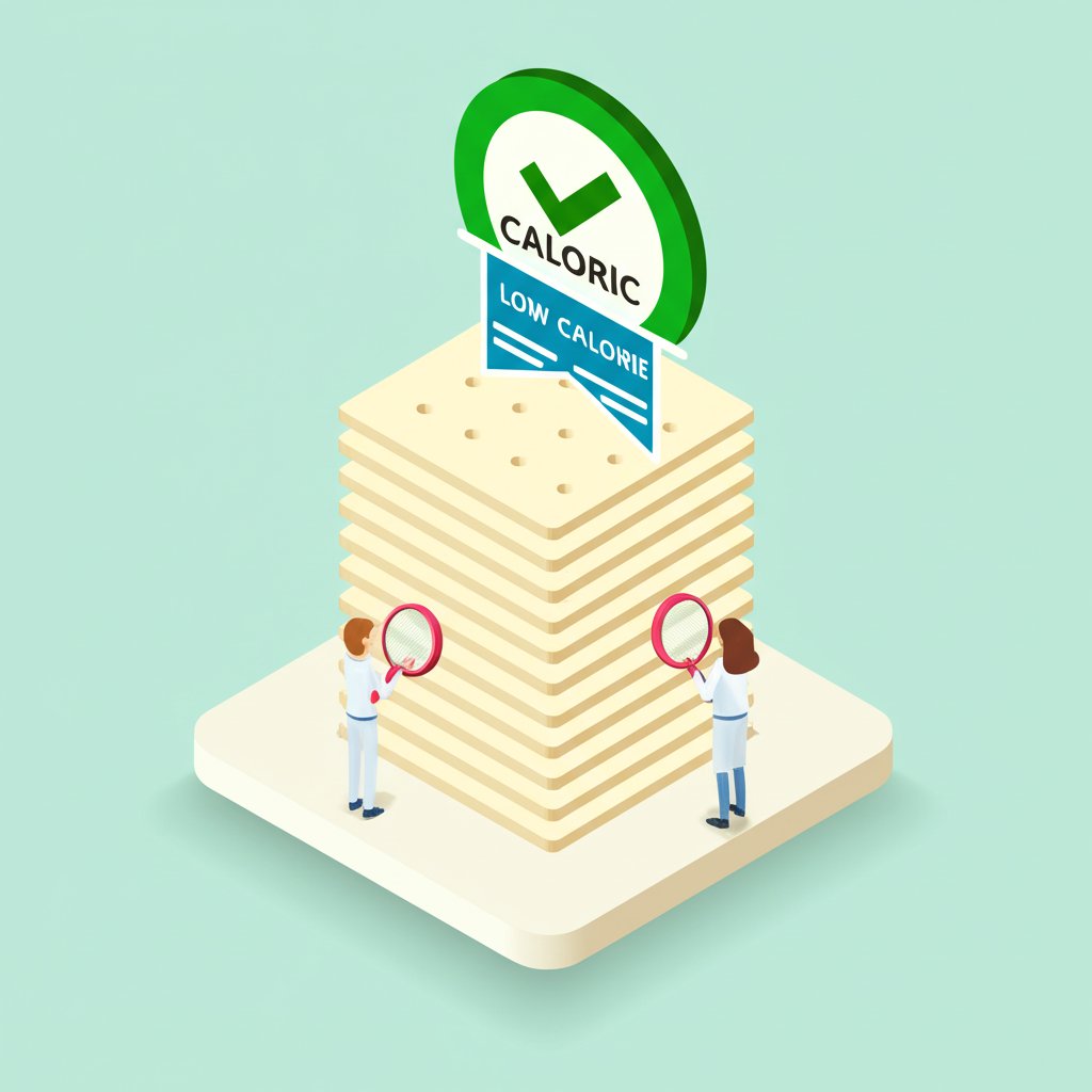 Decoding healthier crackers. Nutrition labels, whole grains, and mindful snacking choices.